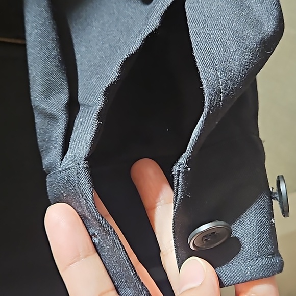 Men's wool blend jacket black - Picture 6 of 8